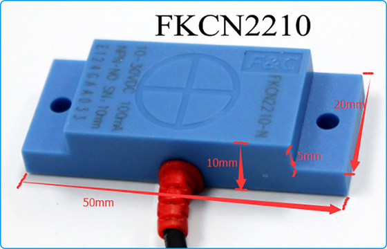 type détection capacitive carrée de 10mm PNP en métal du capteur FKCN2210-P de commutateur de C.C de 12V non
