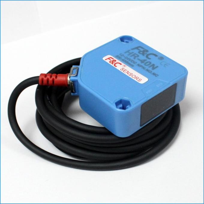 le commutateur photoélectrique réfléchi PNP de capteurs du fil 12Volt 4 répandent Sensor.jpg carré
