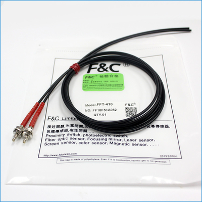 Tête de F&amp;C M4 par la longueur de câble optique de l'unité 1m de fibre de poutre 1.0mm*φ2.2