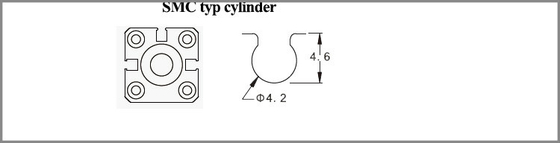 capteur magnétique électrique de commutateur des fils 12-24VDC 2 pour le cylindre