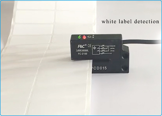 Label commun de fente de la détection 2mm de label d'adhésif comptant le capteur pour la machine à étiquettes